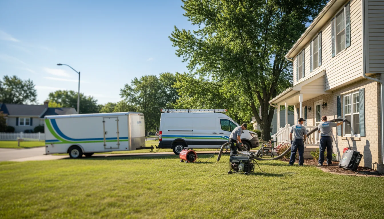 Flooded Basement Restoration And Cleanup With Repair in Greeley, IA near me